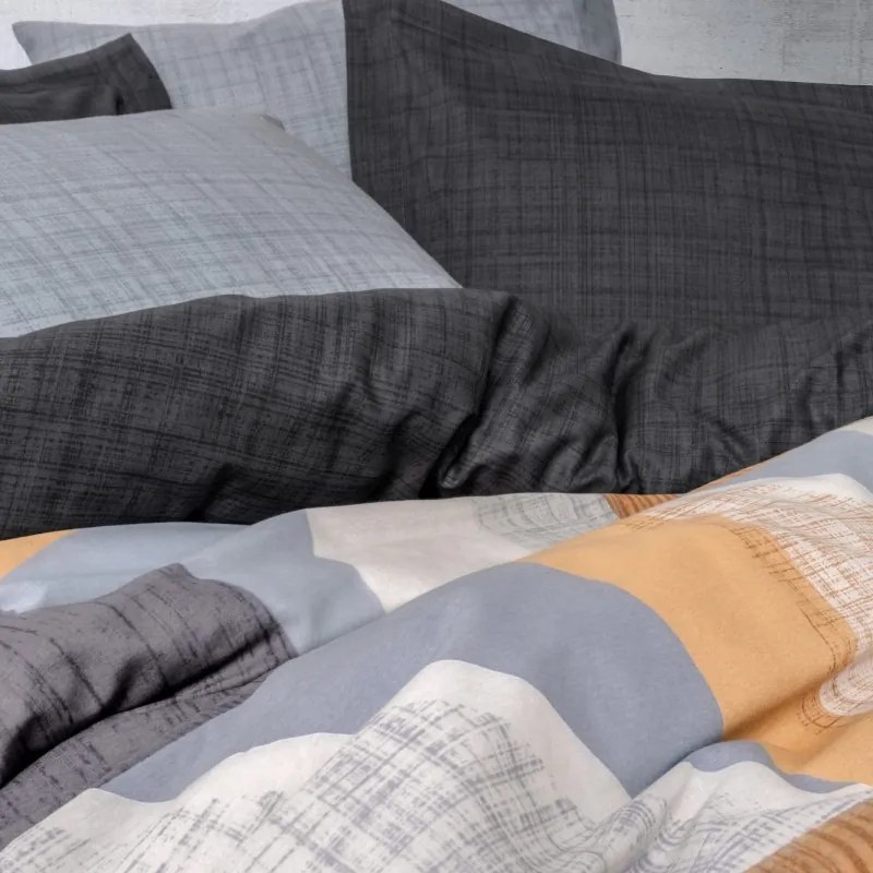 Спален комплект Cotton Box 129CTN4643, 100% памук, 3 части, Завивка 160х220 см, Чаршаф 180х240 см, Калъфка 50х70 см, Многоцветен