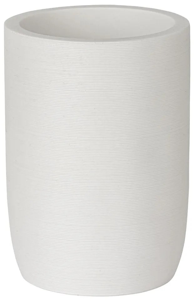 Бяла чаша за четки за зъби от полиресин Altavalle – Wenko