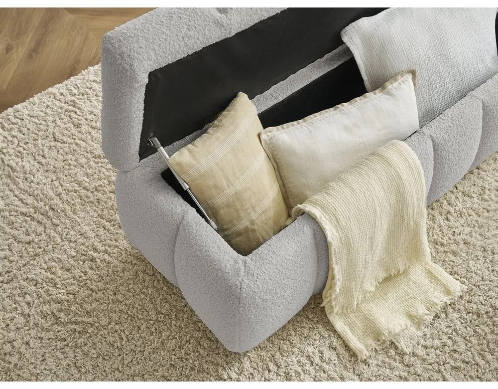 Светлосива пейка от букле Mont Blanc – Bobochic Paris