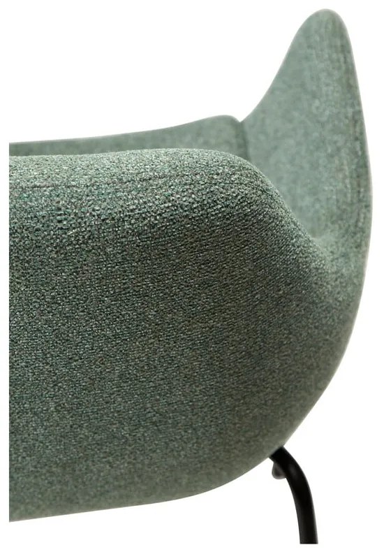 Светлозелен стол от плат букле Zimmer – DAN-FORM Denmark