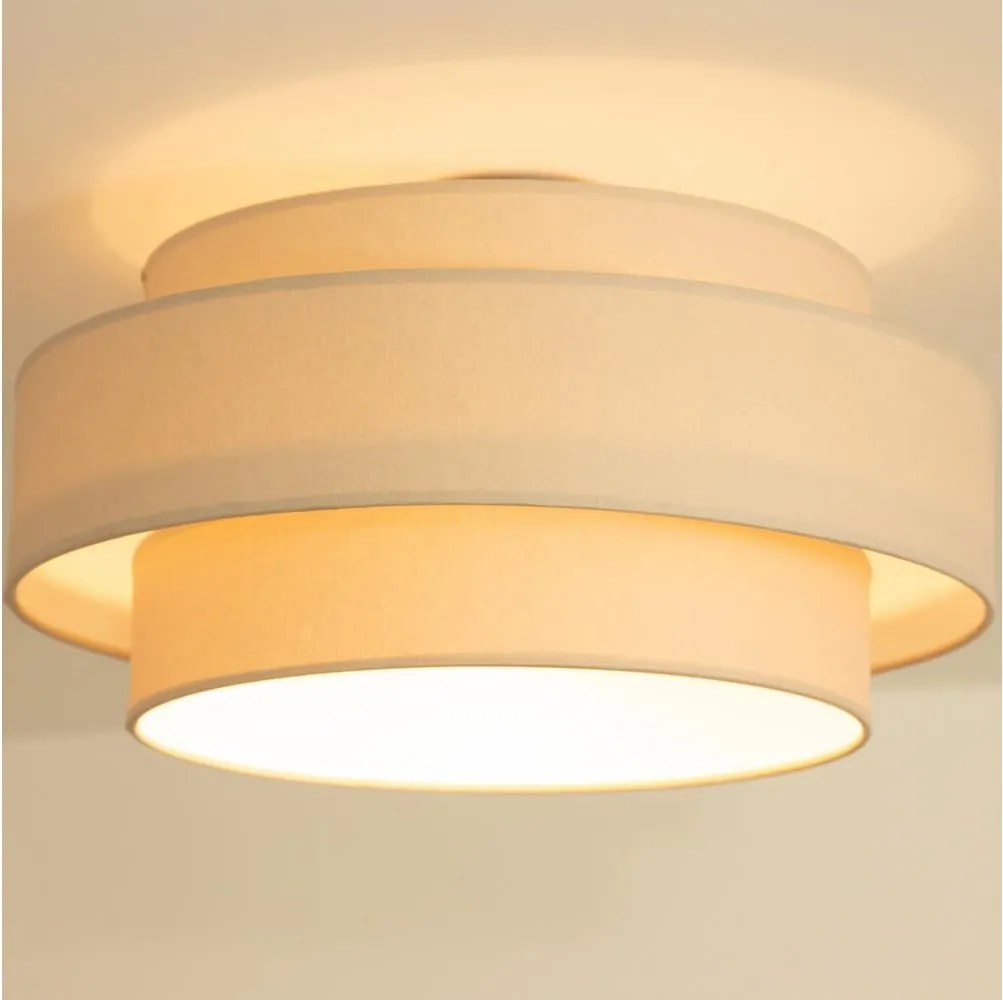 Brilagi - Плафон RESNA 1xE27/60W/230V Ø 40 см бежов