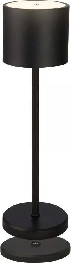 Briloner 7521015 - LED димируема настолна лампа SIGO 2,5W/5V IP44 2600 mAh черна