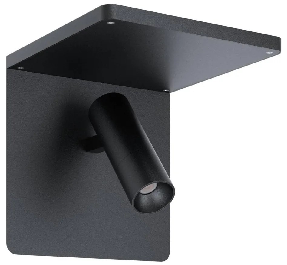 Eglo 67563 - LED Аплик с рафт CIGLIE LED/8,1W/230V черен