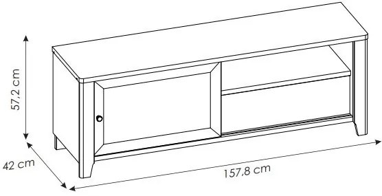 TV шкаф Nostice 1D1S