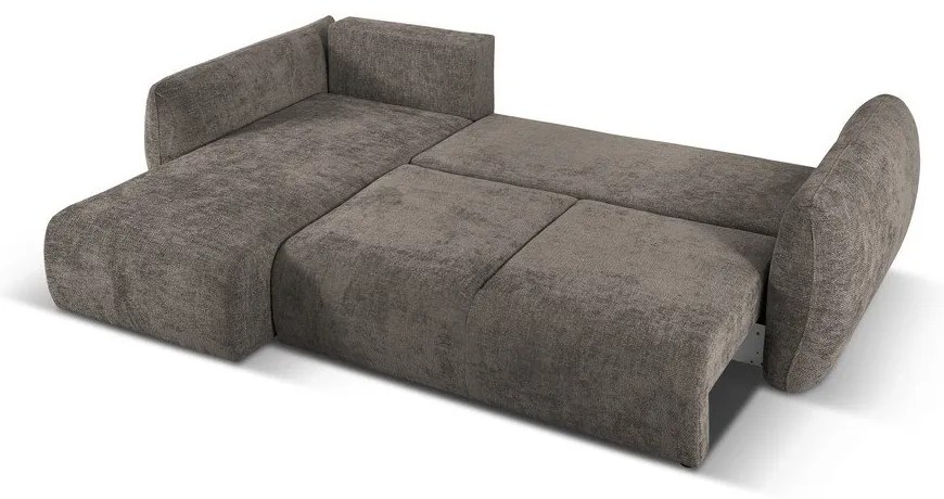 Сив ъглов диван (ляв ъгъл) Matera - Cosmopolitan Design