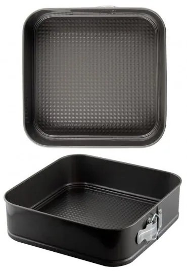 Алуминиева форма за блат квадрат с подвижно дъно 26x26xh7см BAKERY-(HC-9803) - Horecano