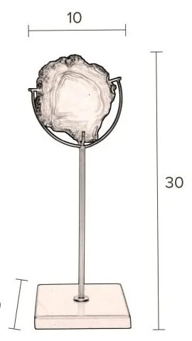 Свещник с ахат Нина Gem - Dutchbone