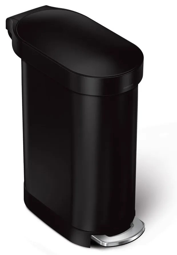 Стоманен кош за отпадъци с педали 45 л Slim - simplehuman