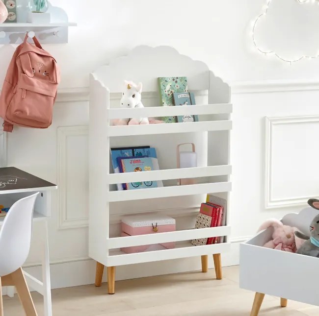 Детска библиотека atmosphera Cloud, MDF - Сив