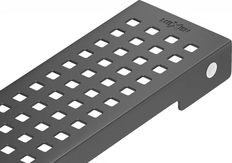 Mexen Flat M08 маска за линеен отвод 60 см, черна - 1725060