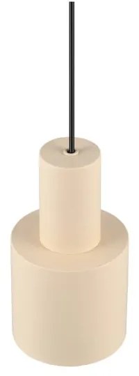 Жълто висящо осветително тяло с метален абажур ø 12 cm Agudo – Trio