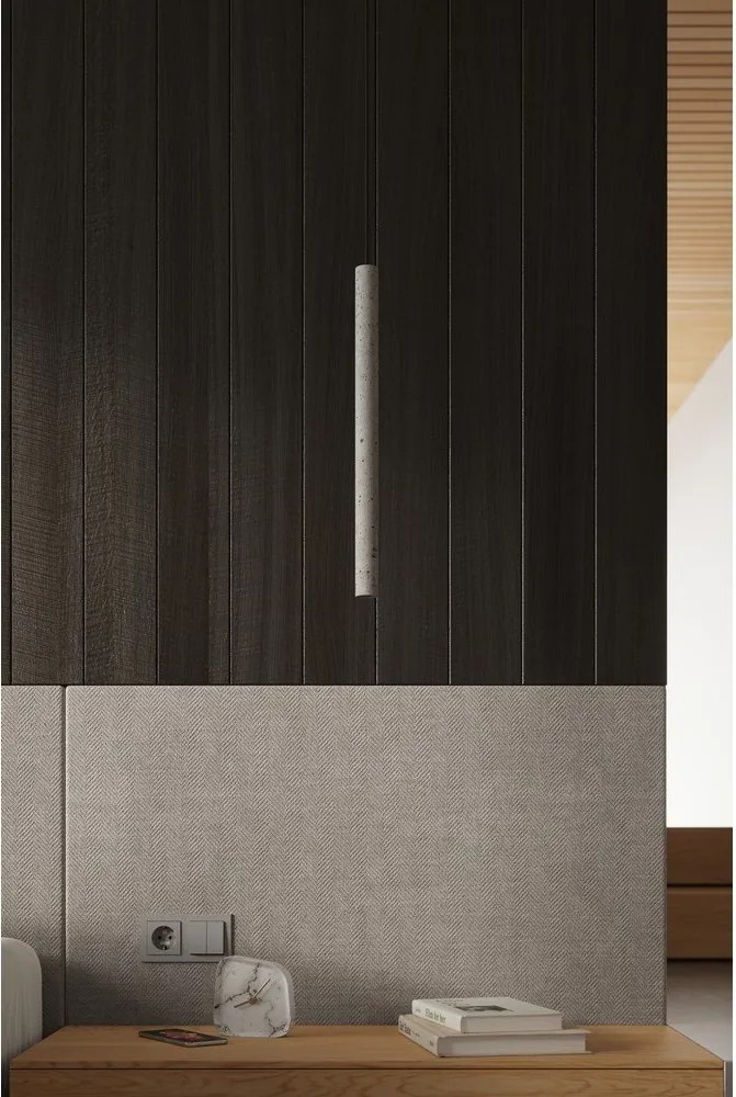 Сиво бетонно висящо осветително тяло Fideus – Sollux