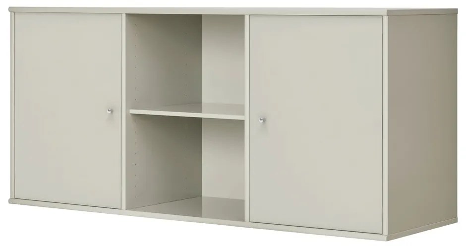 Бежов нисък висящ скрин 133x61 cm Mistral – Hammel Furniture