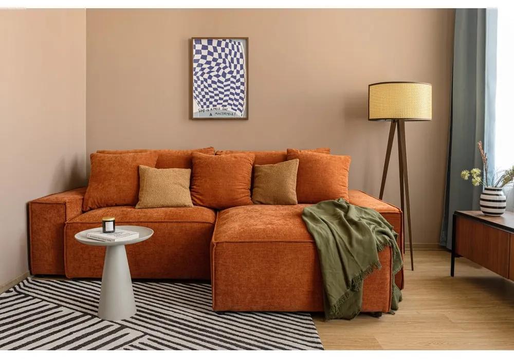 Оранжев сгъваем ъглов диван (променлив) Melow – Ghado