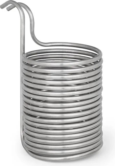 Klarstein Chiller 12, потопяем охладител, охлаждаща намотка, Ø 21.5 cm, 18 намотки, 304 неръждаема стомана