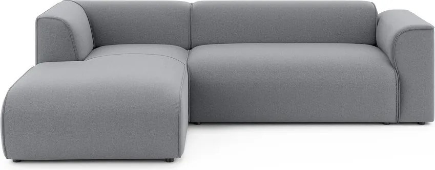 Светлосив ъглов диван (ляв ъгъл) Merid – Ropez