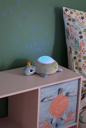 Мултифункционална детска нощна лампа atmosphera Turtle, 14×6×21 cm