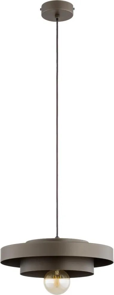 Пендел на кабел CEROTI 1xE27/15W/230V кафяв