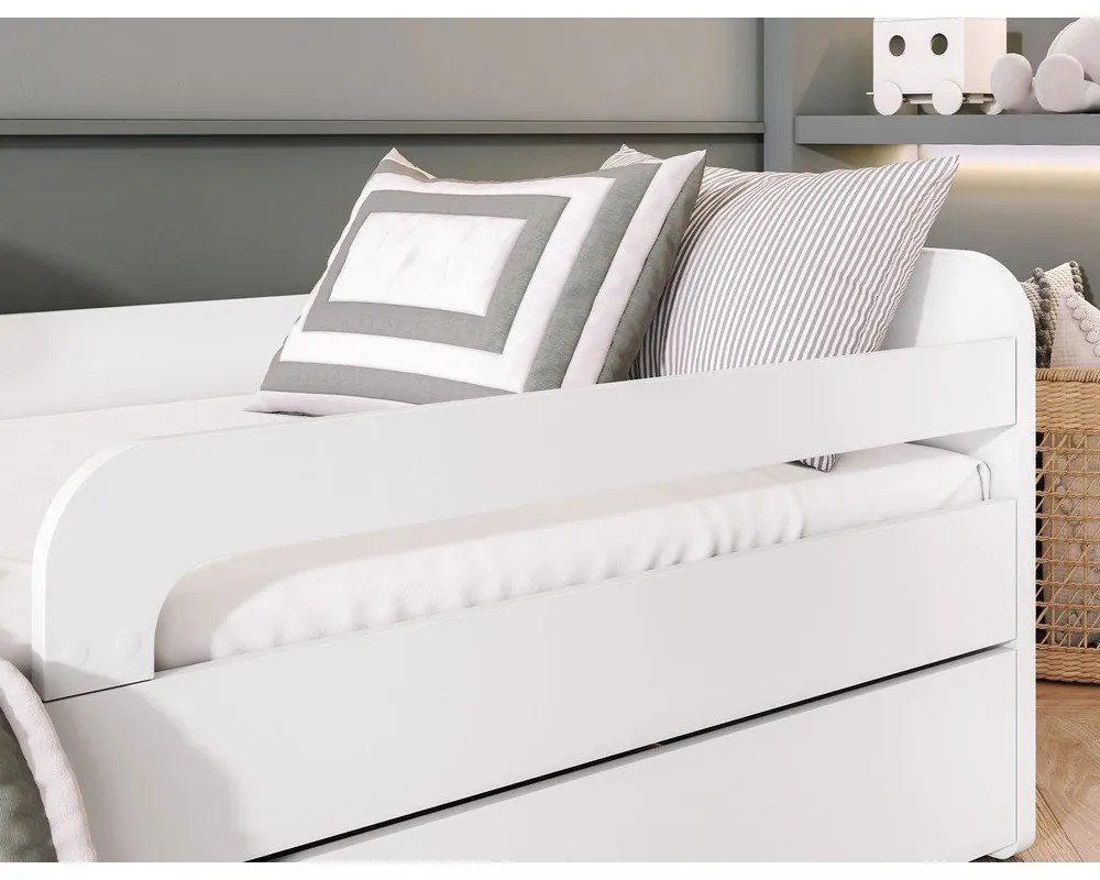 Бяло детско легло 80x200 cm с включен матрак и подматрачна рамка Duuli – ELTAP