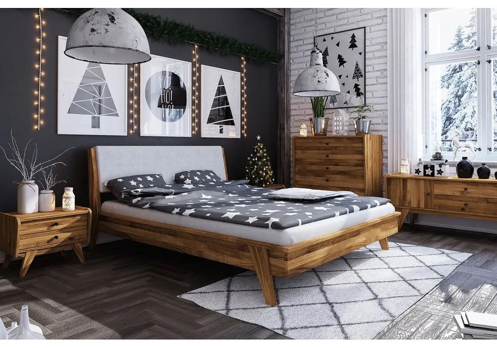 Нощно шкафче от дъбова дървесина Retro 1 - The Beds