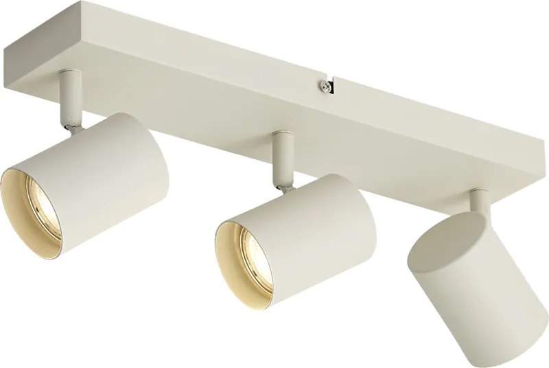 Модерен таванен спот бежов 3-светлини регулируем - Jeana