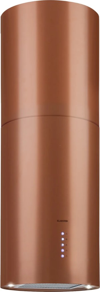 Klarstein Beretta, островен абсорбатор, Ø 35 cm, изcmукване / рециркулация на въздуха 650 m³ / h, LED, меден