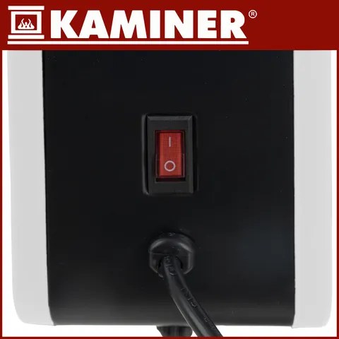 Електрически конвектор Kaminer Ziflo 2300W — С WiFi управление, таймер и дистанционно, бял