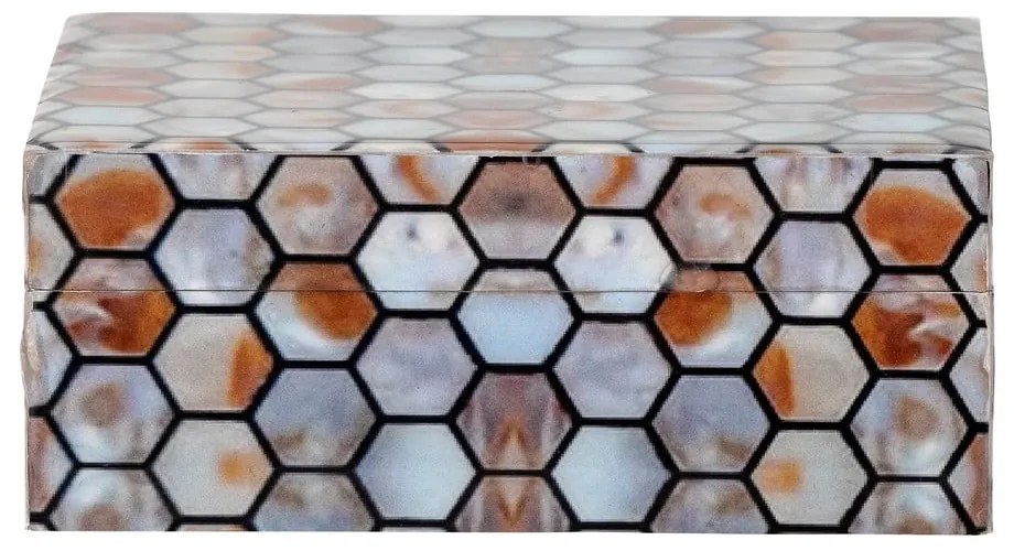 Декоративна кутия за съхранение от полирезин 13x10x5 cm Domino – Bloomingville