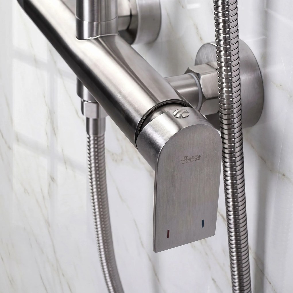 Комплект за душ Rea Hunter Brush Nickel