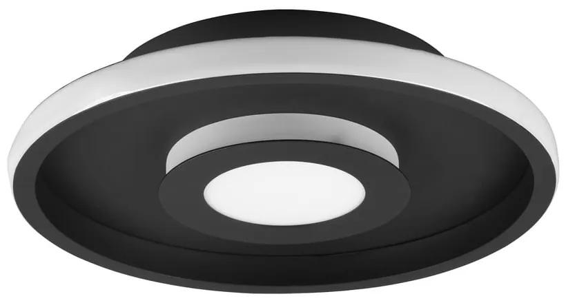 Матово черно метално LED осветително тяло за таван ø 30 cm Ascari - Trio