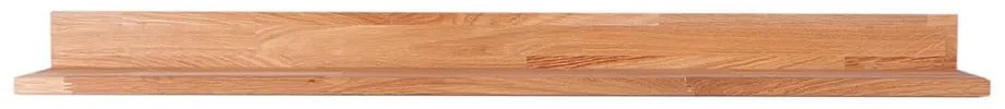Стенен рафт за снимки от масивен дъб в естествен цвят 100 cm Kalle – Interia Home &amp; Living