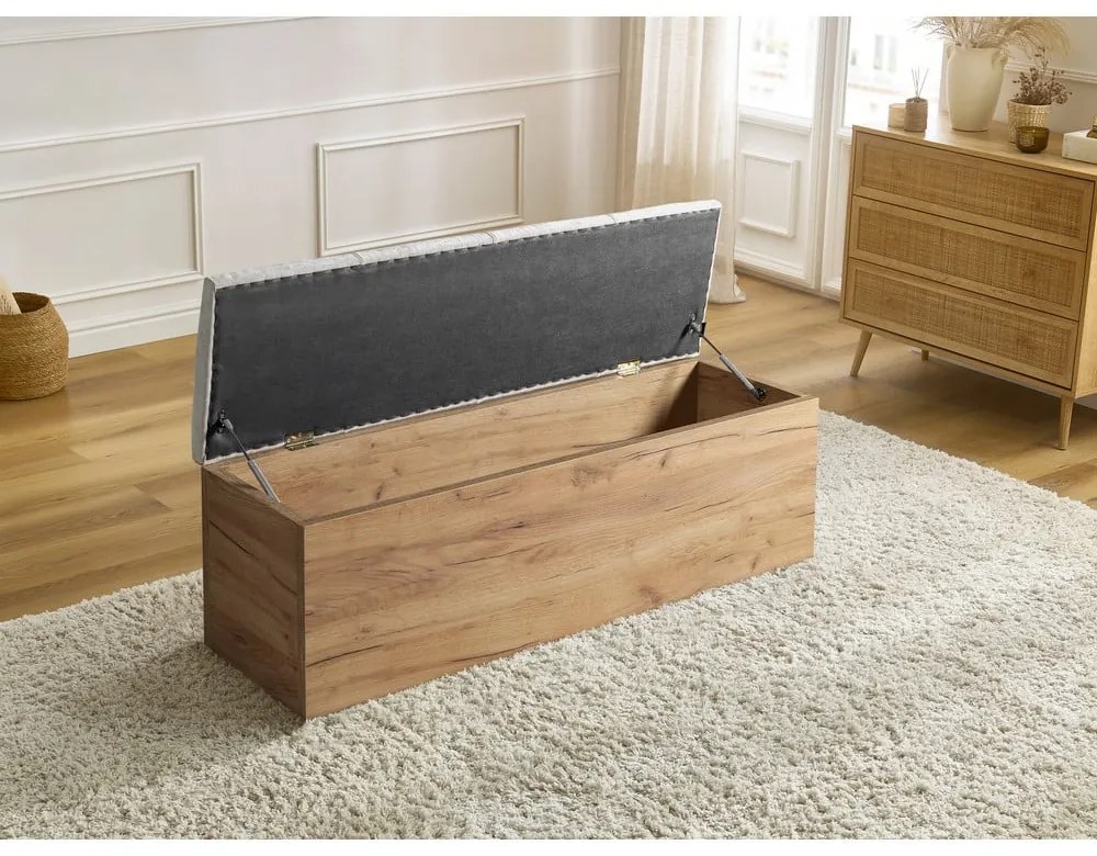 Светлосива и естествена пейка Kumo – Bobochic Paris