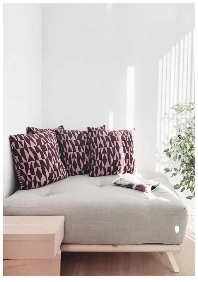 Табуретка за крака Natural Clear/Beige Senza - Karup Design