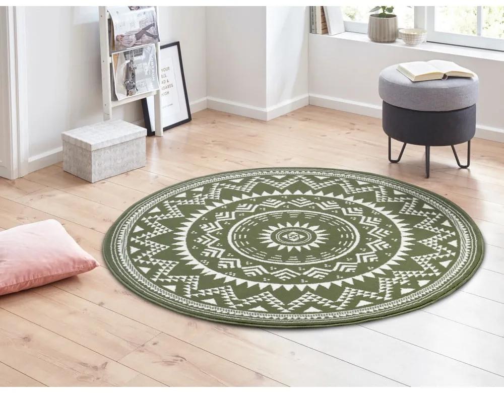 Зелен кръгъл килим ø 140 cm Valencia - Hanse Home