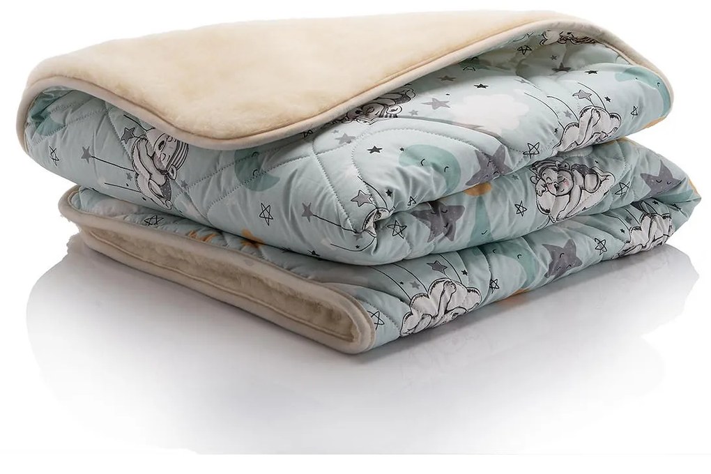 Детска многослойна мерино завивка Merino Clima Sleepy Bears