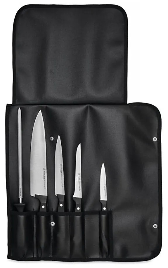 Wüsthof - Комплект кухненски ножове GOURMET 6 бр. черни