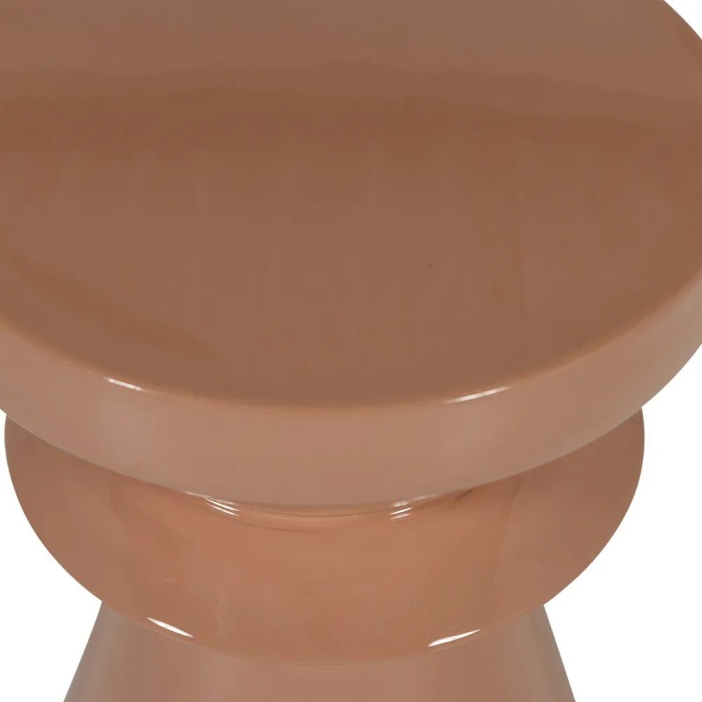 Метална странична масичка ø 30 cm Fedde – WOOOD