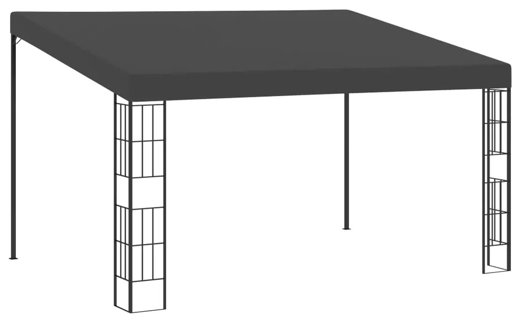 Sonata Шатра за стенен монтаж, 3x4 м, антрацит, текстил