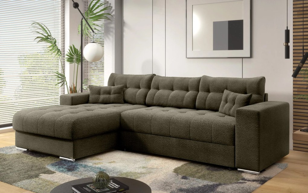 Разтегателен ъглов диван Сандер