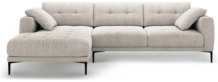 Бежов ъглов диван (ляв ъгъл) Bemy – Micadoni