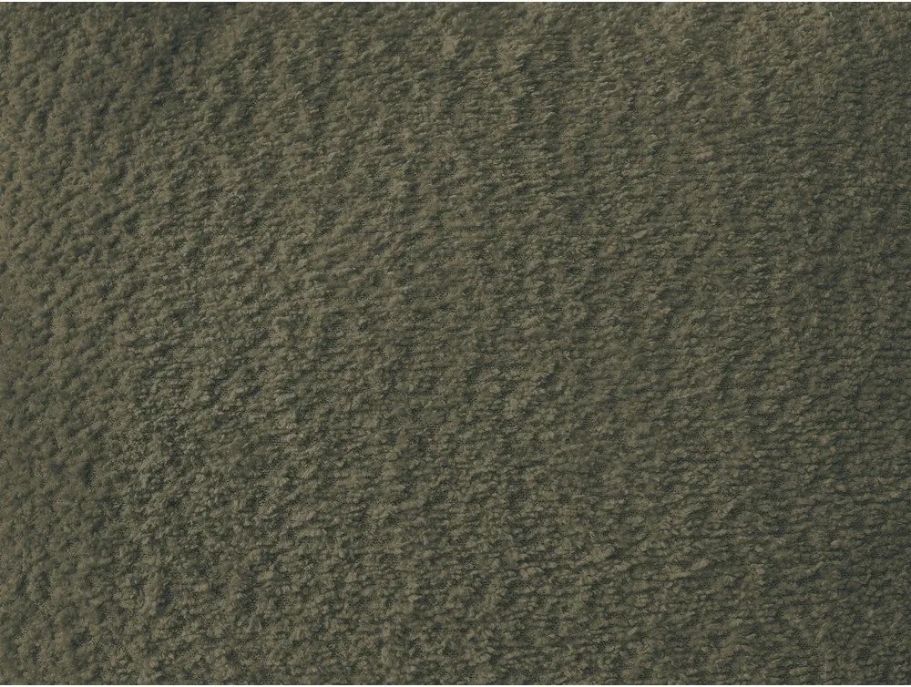 Зелен сгъваем/с място за съхранение ъглов диван от прежда с примки от букле (десен ъгъл) Montaigne – Bobochic Paris