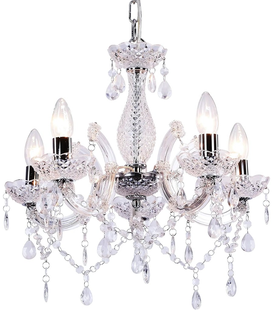 ЛАМПА EBT004-5CP TRANSPARENT