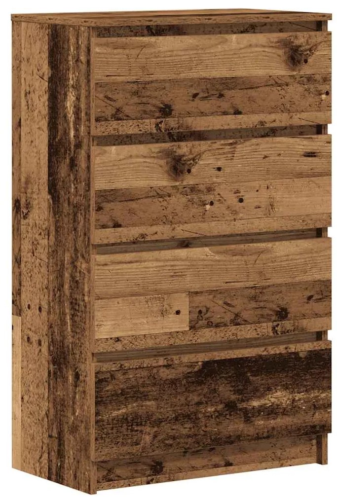 861128 vidaXL Шкаф Old Wood 60x35x98,5 cm Инженерна дървесина