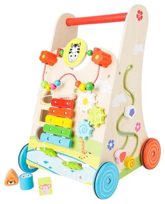 Small Foot Проходилка Flowery, детска, дървена, 34 х 32 х 48 cm