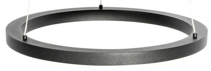 Висяща лампа черна 40 см с LED 3-степенна димируема - Girello