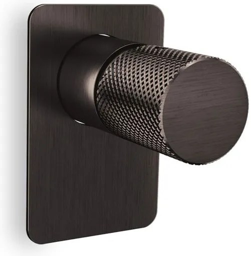 стена смесител за кран Eletta Tecno II-Черен-четка