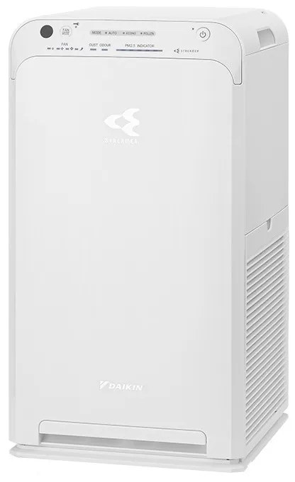 Пречиствател на въздух Daikin Streamer MC55W, До 41 м2, 330 м3/ч, 4 режима, Плазмен йонизатор, HEPA, Бял