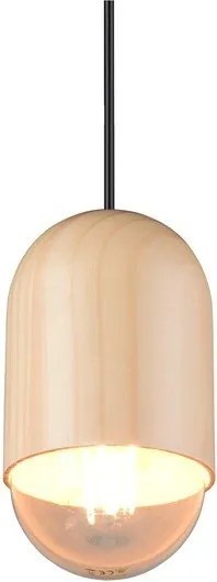 Бежово висящо осветително тяло ø 11 cm Nara – Reality