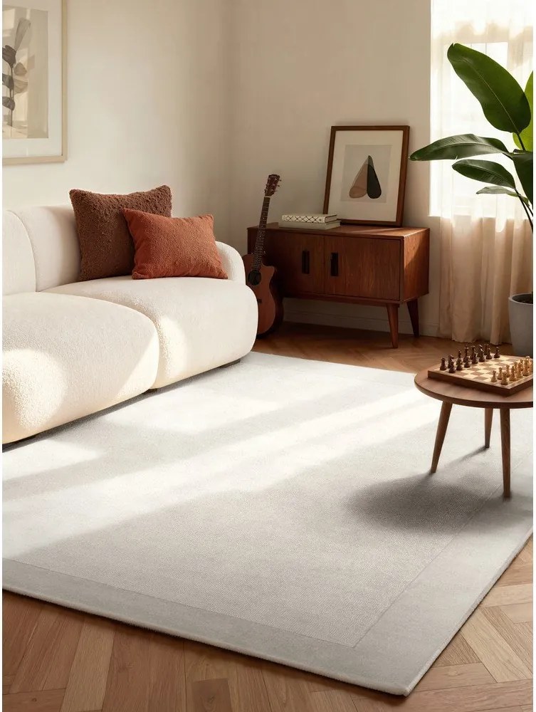 Кремав ръчно изработен килим със смес от вълна 200x300 cm Kari – Villeroy&Boch