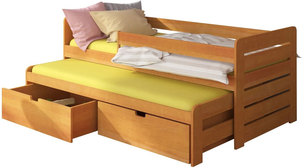 Бебешко Детско легло Mirko-200 x 90-With protector-Fusiko Skouro